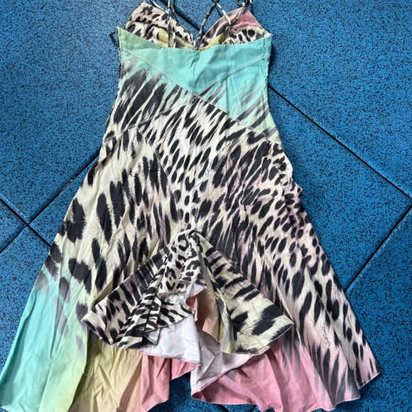 Just cavalli vintage dress with back bustle (size 6) - Picture 2 of 10